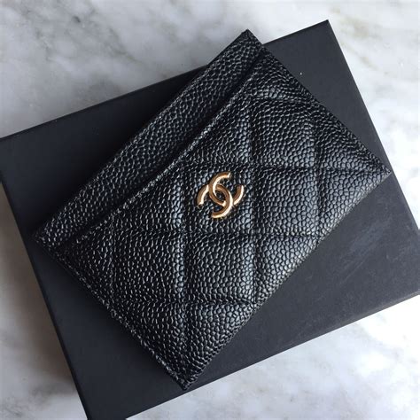 chanel card holder pre loved|genuine Chanel wallet.